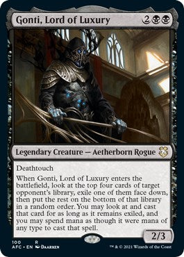 Gonti, Lord of Luxury [AFC-100] - [Commander: Adventures in the Forgotten Realms] (English)