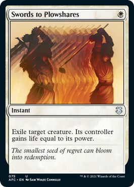 Swords to Plowshares [AFC-75] - [Commander: Adventures in the Forgotten Realms]