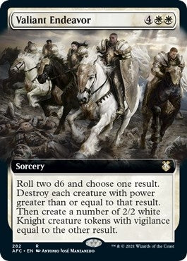 Valiant Endeavor (Extended Art) (282) [Adventures in the Forgotten Realms]