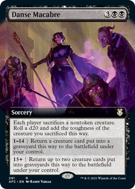 Danse Macabre (Extended Art) [AFC-291] - [Commander: Adventures in the Forgotten Realms] (English)
