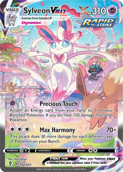 Sylveon VMAX (Alternate Art Secret) [SWSH07-212/203] - [SWSH07: Evolving Skies] English
