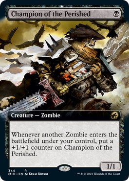 Champion of the Perished (Extended Art) [MID-344] - [Innistrad: Midnight Hunt] (English)