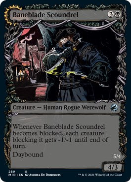 Baneblade Scoundrel (Showcase) [MID-289] - [Innistrad: Midnight Hunt] (English)