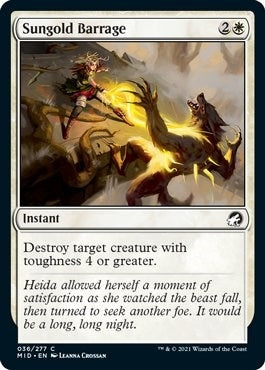 Sungold Barrage (36) [Innistrad: Midnight Hunt]