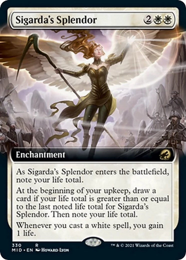 Sigarda's Splendor (Extended Art) (330) [Innistrad: Midnight Hunt]