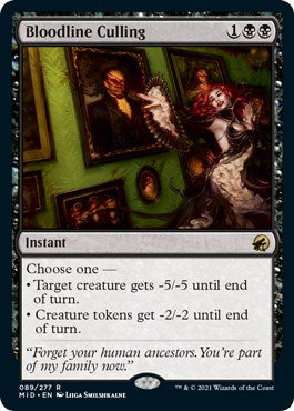 Bloodline Culling [MID-89] - [Innistrad: Midnight Hunt] (English)