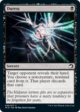 Duress [MID-98] - [Innistrad: Midnight Hunt] (English)