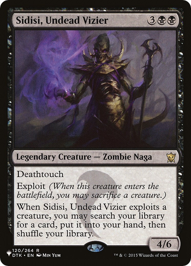 Image for Sidisi, Undead Vizier (120/264) [The List Reprints] - Magic: The Gathering