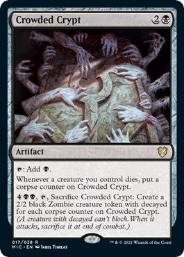 Crowded Crypt [MIC-17] - [Commander: Innistrad: Midnight Hunt] (English)