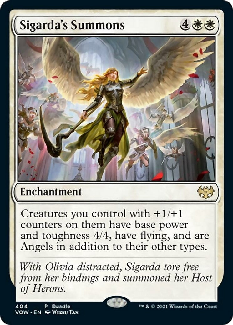 Image for Sigarda's Summons (VOW Bundle) (404) [Unique and Miscellaneous Promos] - Magic: The Gathering