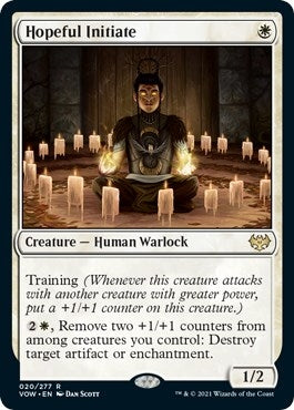 Image for Hopeful Initiate (20) [Innistrad: Crimson Vow] - Magic: The Gathering