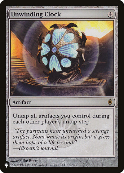 Unwinding Clock [LIST-164/175] - [The List Reprints] (English)