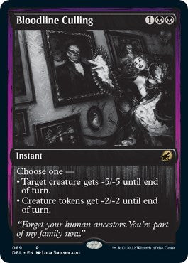 Bloodline Culling [DBL-89] - [Innistrad: Double Feature] (English)