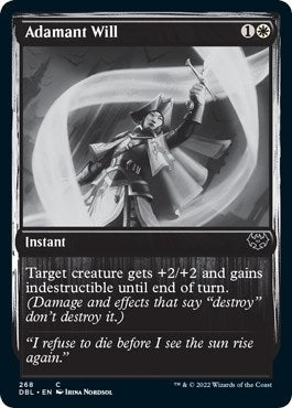 Adamant Will (268) [Innistrad: Double Feature]