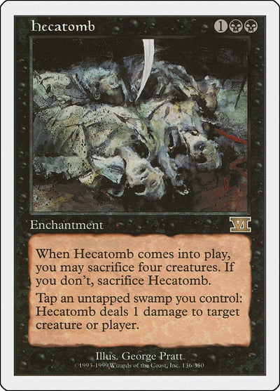 Hecatomb [6ED-136] - [Classic Sixth Edition] (English)