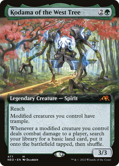 Kodama of the West Tree (Extended Art) [NEO-477] - [Kamigawa: Neon Dynasty] (English)