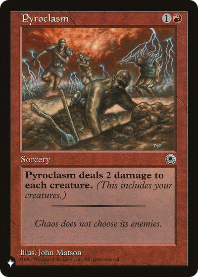 Pyroclasm [LIST-3] - [The List Reprints] (English)