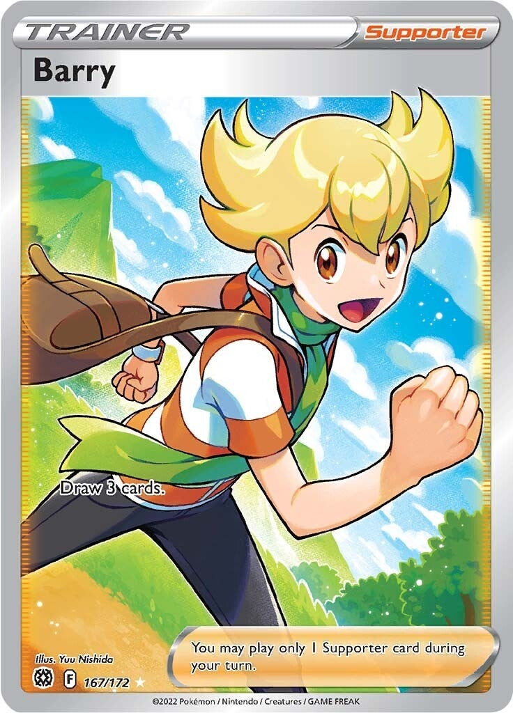 Image for Barry (Full Art) (167/172) [SWSH09: Brilliant Stars] - Pokemon