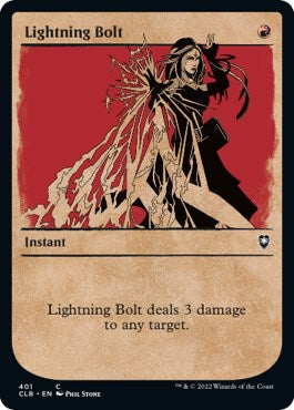 Lightning Bolt (Showcase) [CLB-401] - [Commander Legends: Battle for Baldur's Gate] (English)