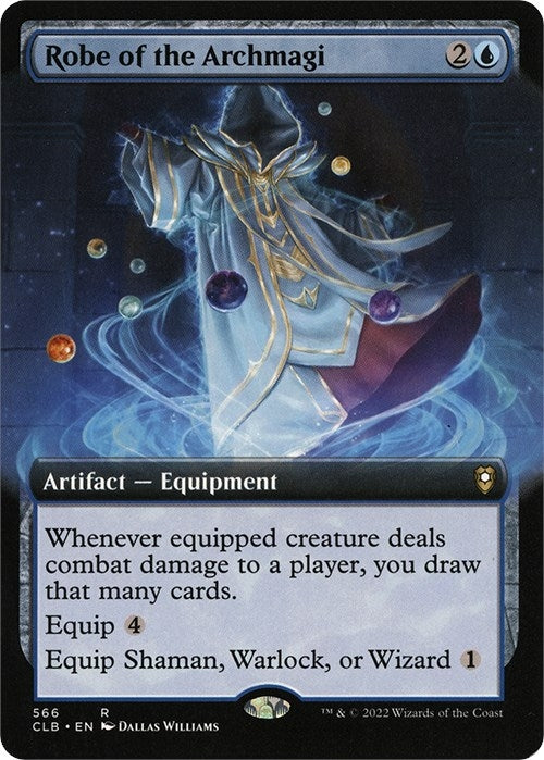 Robe of the Archmagi (Extended Art) (566) [Commander Legends: Battle for Baldur's Gate]