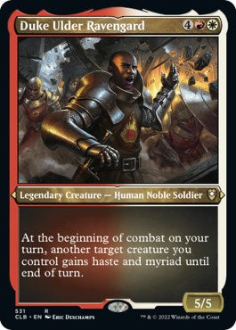 Duke Ulder Ravengard (Foil Etched) [CLB-531] - [Commander Legends: Battle for Baldur's Gate] (English)