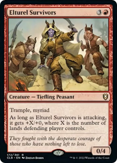 Elturel Survivors [CLB-172] - [Commander Legends: Battle for Baldur's Gate] (English)