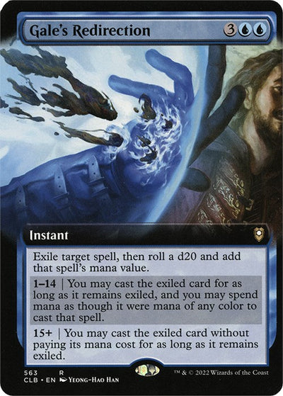Gale's Redirection (Extended Art) [CLB-563] - [Commander Legends: Battle for Baldur's Gate] (English)