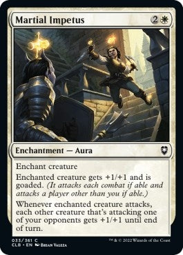 Martial Impetus (33) [Commander Legends: Battle for Baldur's Gate]