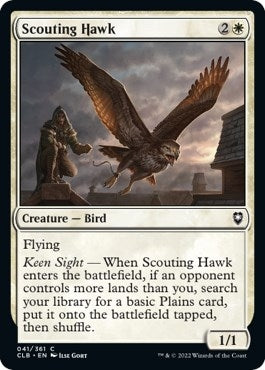 Scouting Hawk (41) [Commander Legends: Battle for Baldur's Gate]