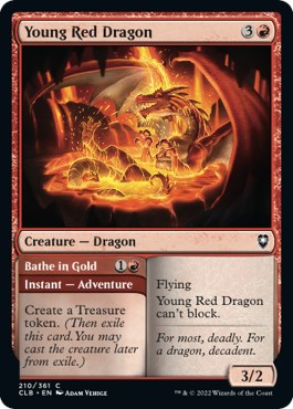 Young Red Dragon [CLB-210] - [Commander Legends: Battle for Baldur's Gate] (English)