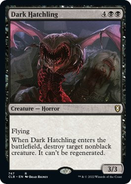 Dark Hatchling [CLB-747] - [Commander Legends: Battle for Baldur's Gate] (English)
