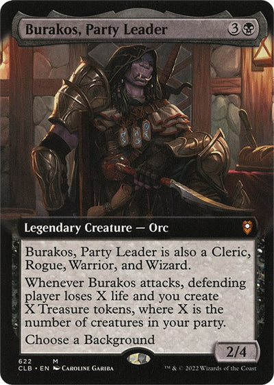 Burakos, Party Leader (Extended Art) [CLB-622] - [Commander Legends: Battle for Baldur's Gate] (English)