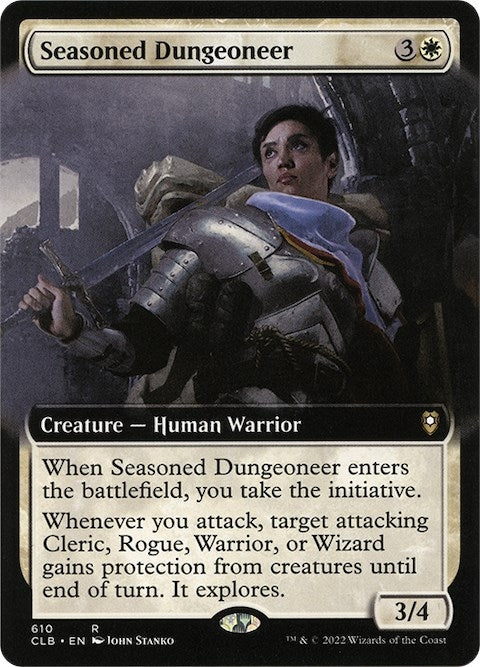 Seasoned Dungeoneer (Extended Art) (610) [Commander Legends: Battle for Baldur's Gate]