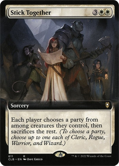 Stick Together (Extended Art) (611) [Commander Legends: Battle for Baldur's Gate]