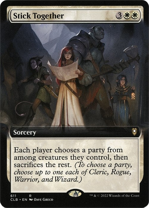 Stick Together (Extended Art) (611) [Commander Legends: Battle for Baldur's Gate]