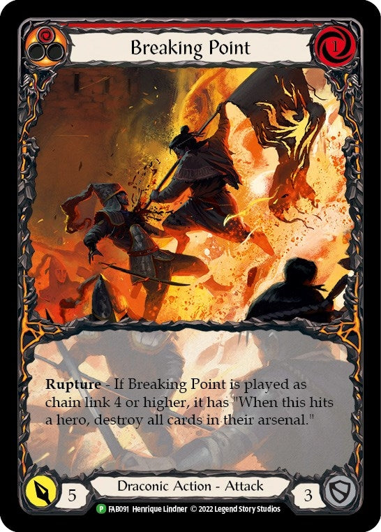 Image for Breaking Point (Extended Art) - FAB091 (FAB091) [Flesh and Blood: Promo Cards] - Flesh and Blood TCG