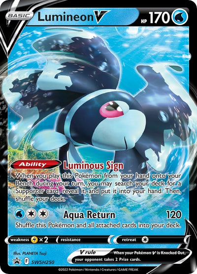 Lumineon V - SWSH250 (SWSH250) [SWSH: Sword & Shield Promo Cards]
