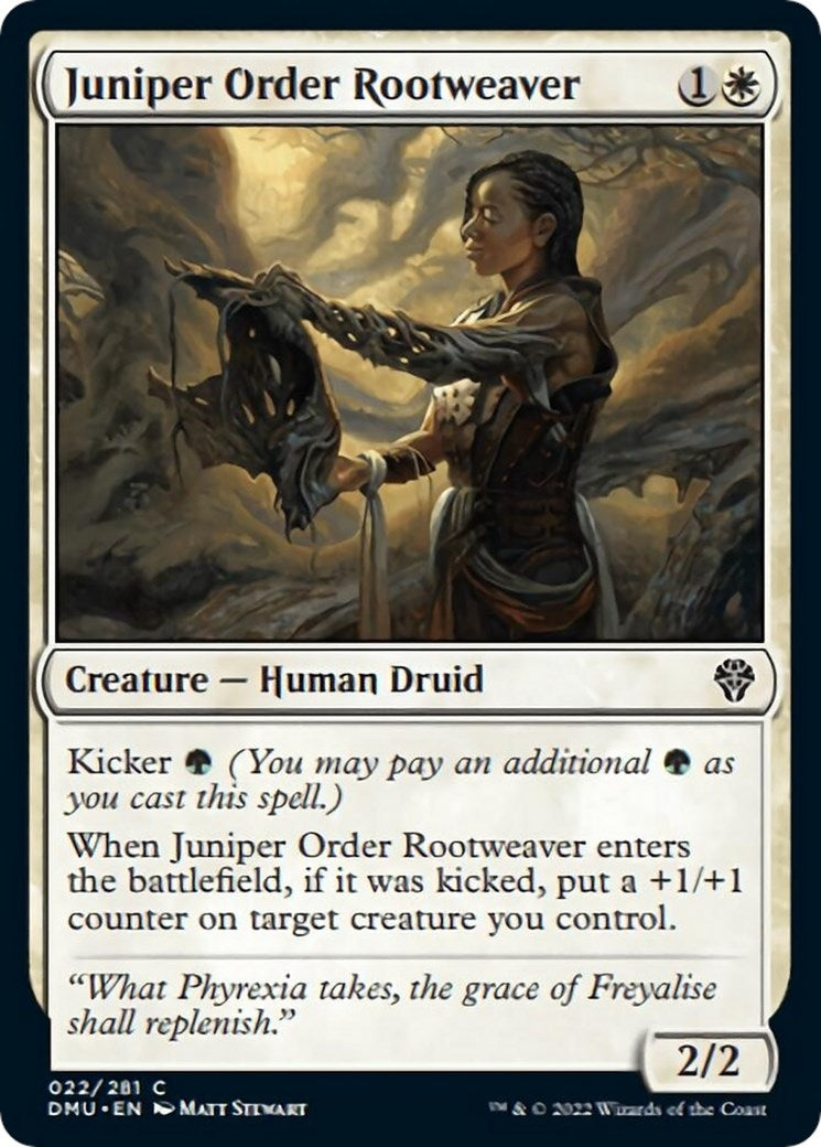 Juniper Order Rootweaver (22) [Dominaria United]