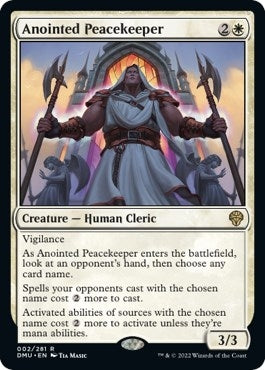 Anointed Peacekeeper (2) [Dominaria United]