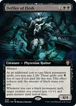 Defiler of Flesh (Extended Art) [DMU-400] - [Dominaria United] (English)