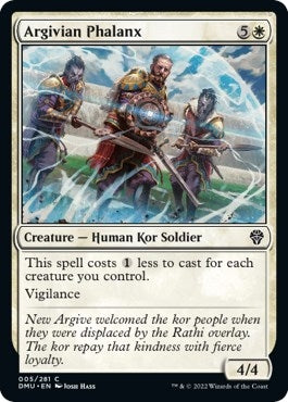 Argivian Phalanx (5) [Dominaria United]