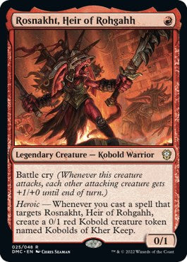 Rosnakht, Heir of Rohgahh [DMC-25] - [Commander: Dominaria United] (English)