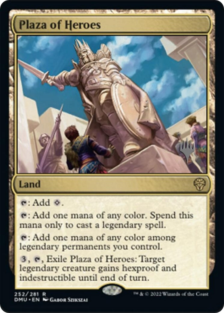 Image for Plaza of Heroes (252) [Promo Pack: Dominaria United] - Magic: The Gathering