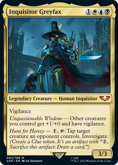 Inquisitor Greyfax (Surge Foil) [40K-3] - [Universes Beyond: Warhammer 40,000] (English)