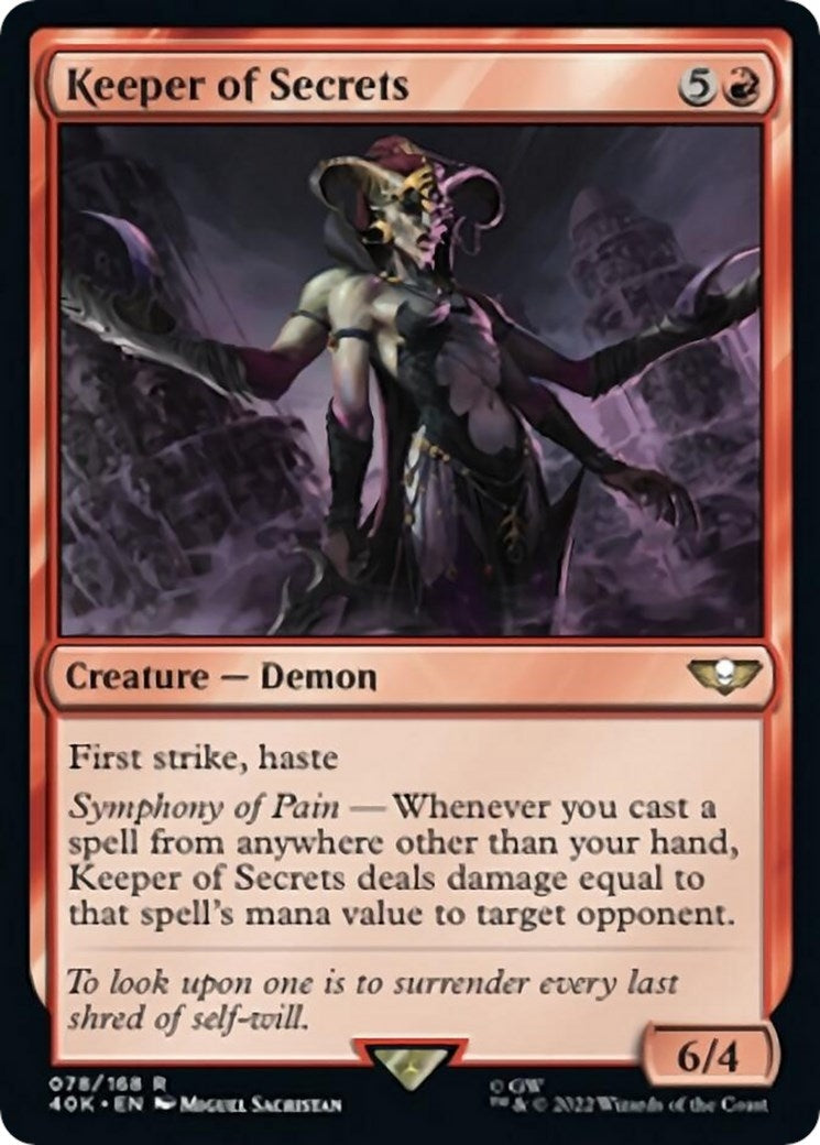 Image for Keeper of Secrets (78) [Universes Beyond: Warhammer 40,000] - Magic: The Gathering