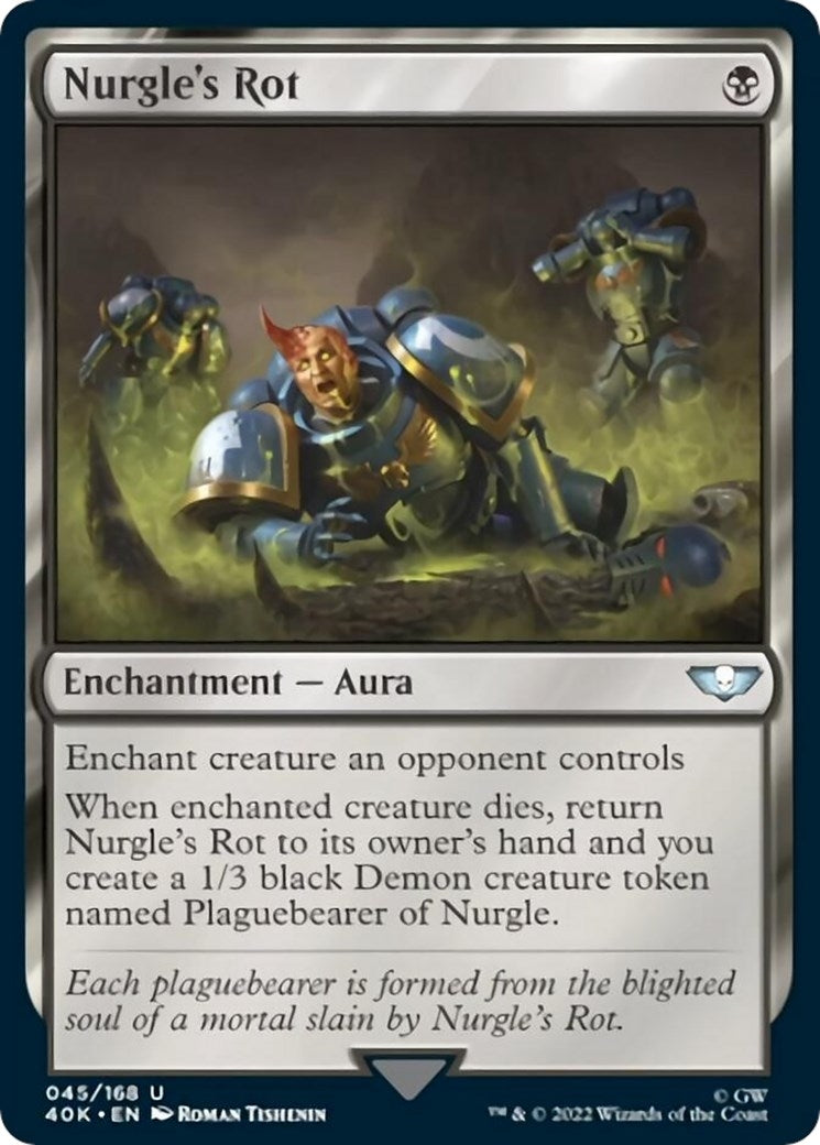 Image for Nurgle's Rot (45) [Universes Beyond: Warhammer 40,000] - Magic: The Gathering