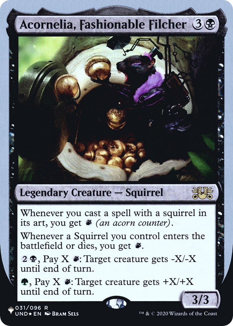 Acornelia, Fashionable Filcher (031/096) [The List Reprints]