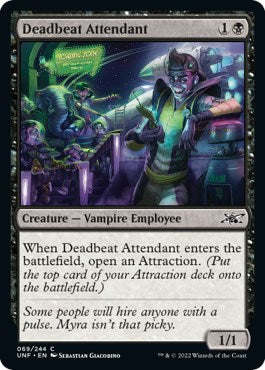 Deadbeat Attendant [UNF-69] - [Unfinity] (English)