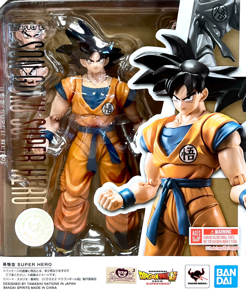 Dragon Ball Super: Super Hero S.H.Figuarts Goku Action Figure (Reissue)