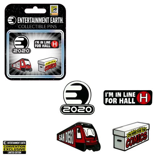 Entertainment Earth 2020 Convention Exclusive Enamel Pin Set – Limited Edition of 1,008